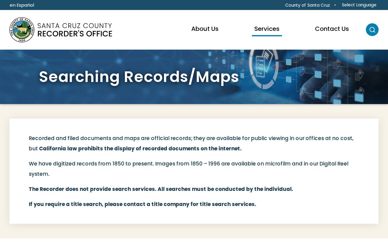 Watsonville people search guidance for recorded documents and older indexes